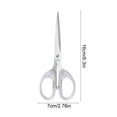 thumbnail image 3 of Ke1Clo Scissors All Purpose, Simple Office Scissors Transparent Hand Helds Notebook Scissors, Small Scissors for Office, 3 of 6