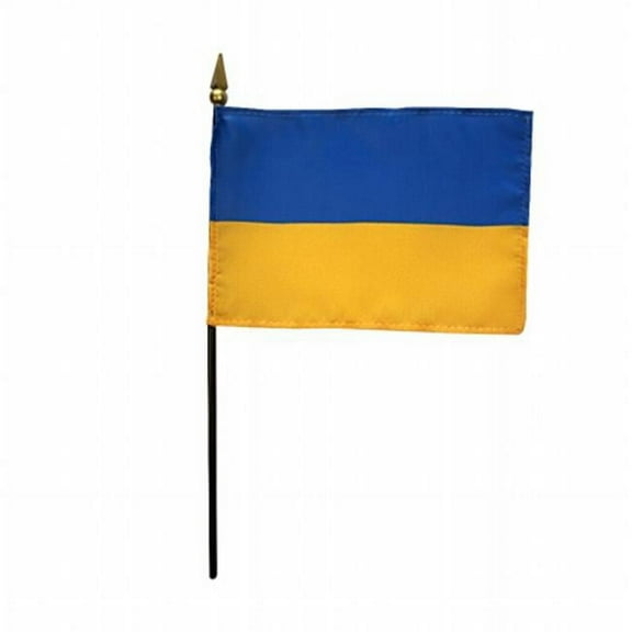 Annin Flagmakers 325006 Eb Ukraine Mounted 4 x 6 in. 12 Pack