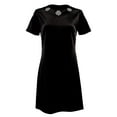 thumbnail image 4 of Women's Embellished Velvet Mod Shift Dress-B-M, 4 of 4