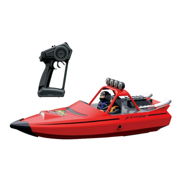 Barco RC Hugo Barco de Carreras Autoadrizable Alta Velocidad 30 KM/H Batería Única Roja