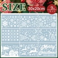 thumbnail image 3 of Unique Bargains Window Clings Party Supplies for Holiday White Christmas Pattern, 3 of 7