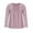 Pink, variant on Long Sleeve Plus Size Linen Tops for Women Casual Fall Pleated Front Button Round Neck T Shirts Loose Flowy Tees (5XL, Yellow)