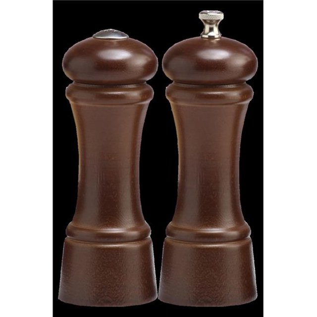 6 in. Elegance Pepper Mill Salt Shaker Set