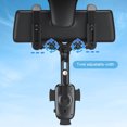 thumbnail image 2 of Para Coche Soporte para teléfono para automóvil Soporte para GPS Soporte giratorio para teléfono inteligente de 360 ​​grados (negro), 2 of 9
