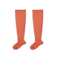 thumbnail image 2 of WTXUE Thigh High Stockings, Plus Size Thigh Highs, Women's Football Socks with Towel Sole Wear Non Slip Mid Tube Short Top Socks, 1# Orange, 2 of 6