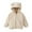 Khaki, variant on BULLPIANO Toddler Girls Boys Fleece Jacket Zipper Hooded Warm Coat Winter Thick Warm Outerwear Outerwear, Size 1-2Y