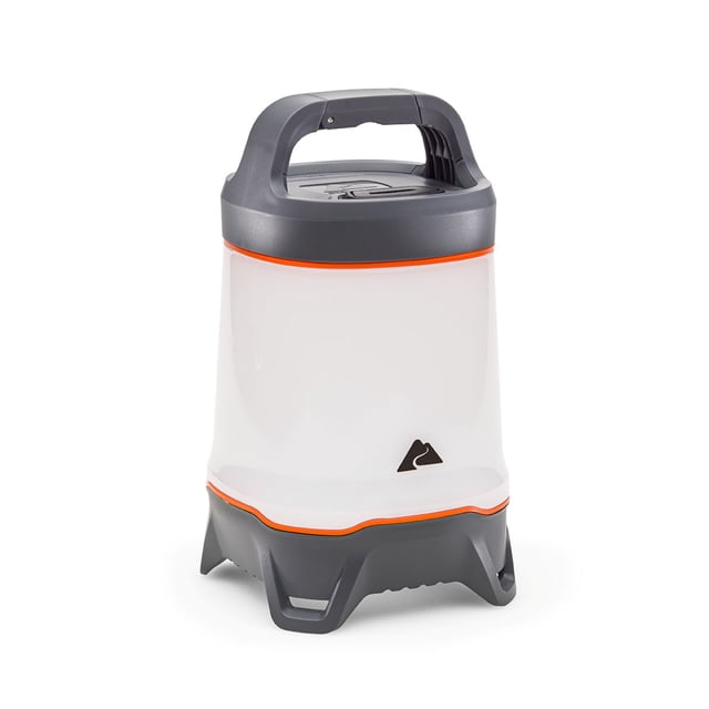 Ozark Trail 1000 Lumen Lantern - LED Camping Light, 275-Hour Runtime, Orange & Gray