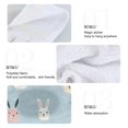 thumbnail image 2 of Yayeee Kitchen Hanging Hand Towels Set of 2 with Loop Bathroom Absorbent Tie Towel, Blue Rabbits, 2 of 7