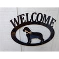 thumbnail image 1 of Lazy Scroll rottywelcome Panneau de Bienvenue en Métal Rottweiler, 1 of 1