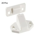 thumbnail image 3 of Unique Bargains Furniture Furniture Closet Door Roller Catch with ABS Roller White 20Pcs, 3 of 3