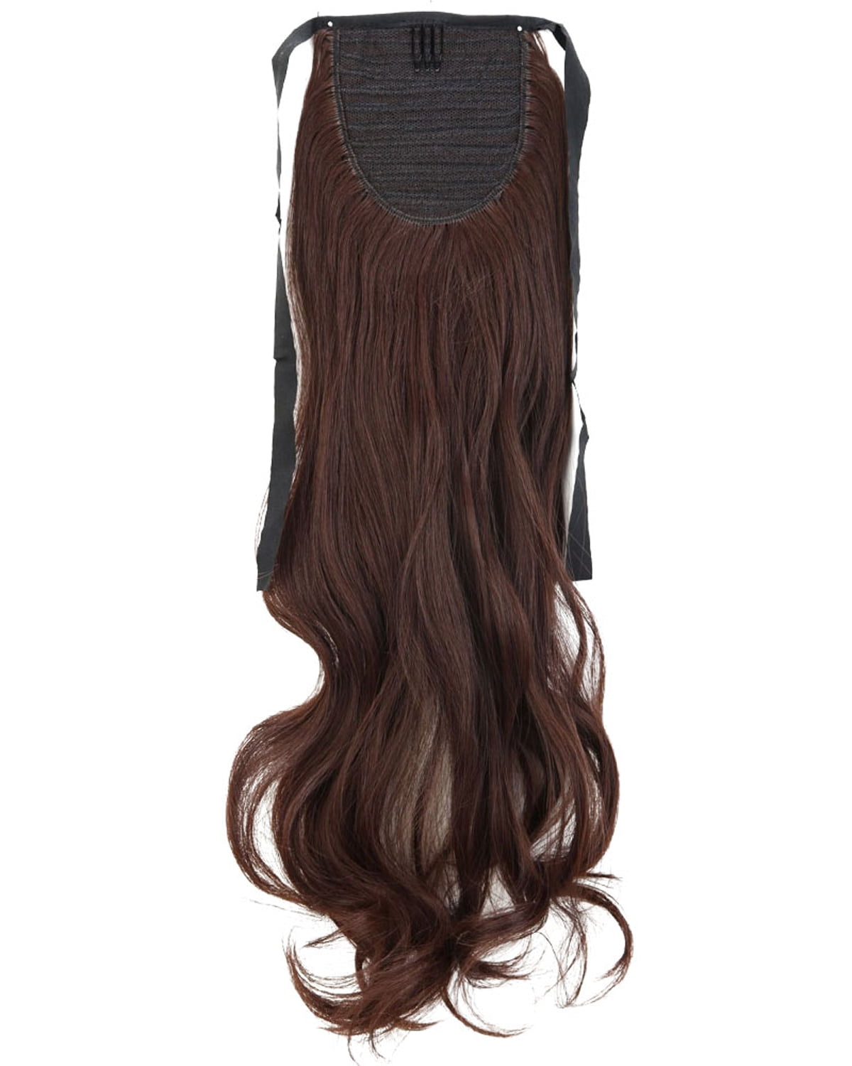 FLORATA 18" 22" Straight/Curly Binding Tie up Ponytail Wrap Around
