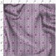 thumbnail image 3 of Soimoi Purple polyester Crepe Fabric Leopard Animal Skin Decor Fabric Printed Yard 52 Inch Wide, 3 of 6