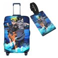 thumbnail image 1 of Anime Cartoon Naruto (8) Travel Suitcase Protector Elastic Washable Protective Baggage Covers With Concealed Zipper For 22-24 Inch Suitcase - M, 1 of 5