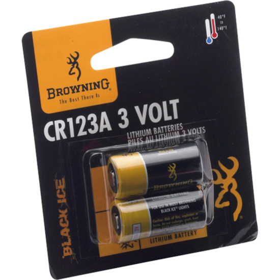 Browning CR123A Lithium Flashlight Battery