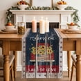 thumbnail image 2 of Table Runner 108 Inches Long for Kitchen Dining, Independence Day Dresser Scarf Farmhouse, Dining Table Decorations for Wedding/Parties, Country Retro Truck Sunflowers Star Wood 13 x 108 In, 2 of 8