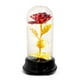 thumbnail image 2 of Billuyoard 2021 cúpula de luz rosa LED flor artificial flores artificiales de Navidad para decoración boda regalos de Año Nuevo para el hogar Kits de decoración para fiestas rojo Billuyoard HA008474-02B, 2 of 6