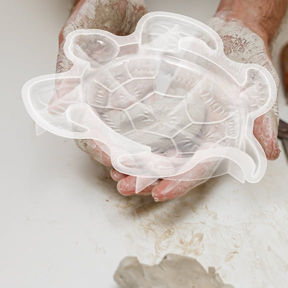 PTOOTP Silicone Turtle Molds Turtle Mold White 1Set