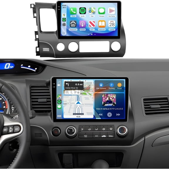 Android in Dash Car Stereo Radio for Honda Civic 2006 2007 2009 2008 2010 2011 Carplay GPS WIFI SWC Cam