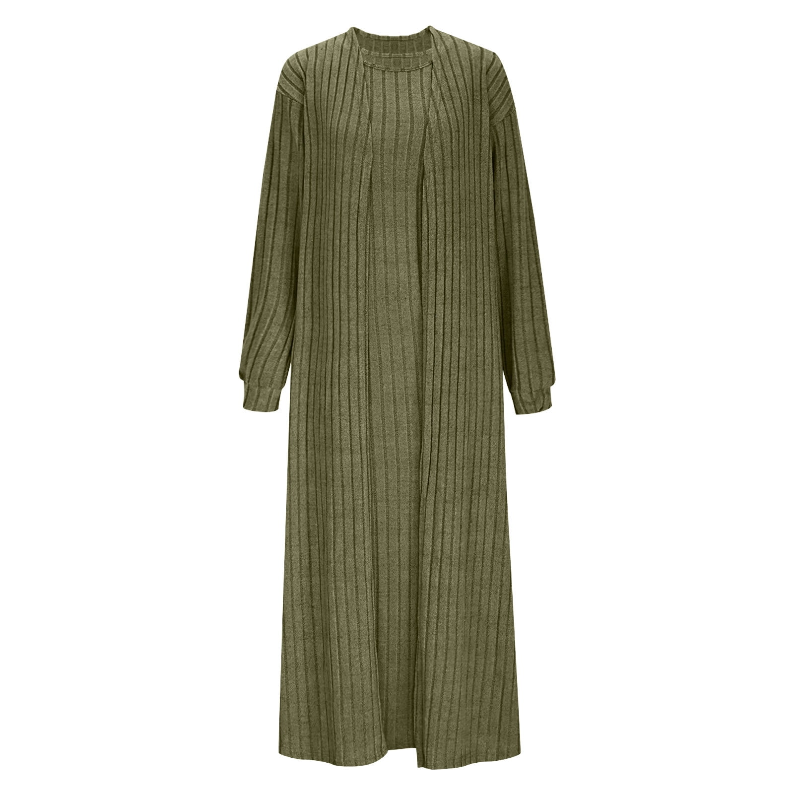 maxi green sweater dress Hunter Green Knit Maxi Sweater Dress