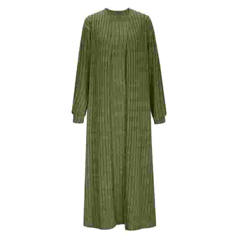 maxi green sweater dress Hunter Green Knit Maxi Sweater Dress