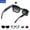 Light-colored sunglasses, variant on AI Smart Glasses with 8MP HD Camera, Bluetooth 5.3 & Wi-Fi, IP65 Waterproof, 35g Ultra-Light, Touch Control & Voice Assistant for Photography, Outdoor Sports & Work