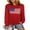 06 Red, variant on Crewneck Sweaters for Women Trendy Star Sweater Casual Pullover Sweaters Fall Lightweight Girls Sweaters Shermie