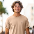 thumbnail image 3 of Dalix Espresso Martini Midweight Soft Tee Short Sleeve Cotton Shirt Summer Mens in Sand 3XL XXX-Large, 3 of 5