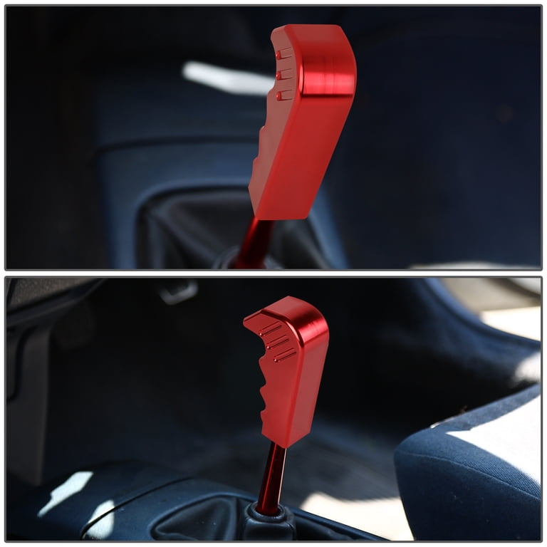 Universal Manual Transmission Car Gear Shift Knob – Black Gun Grip Handle Style