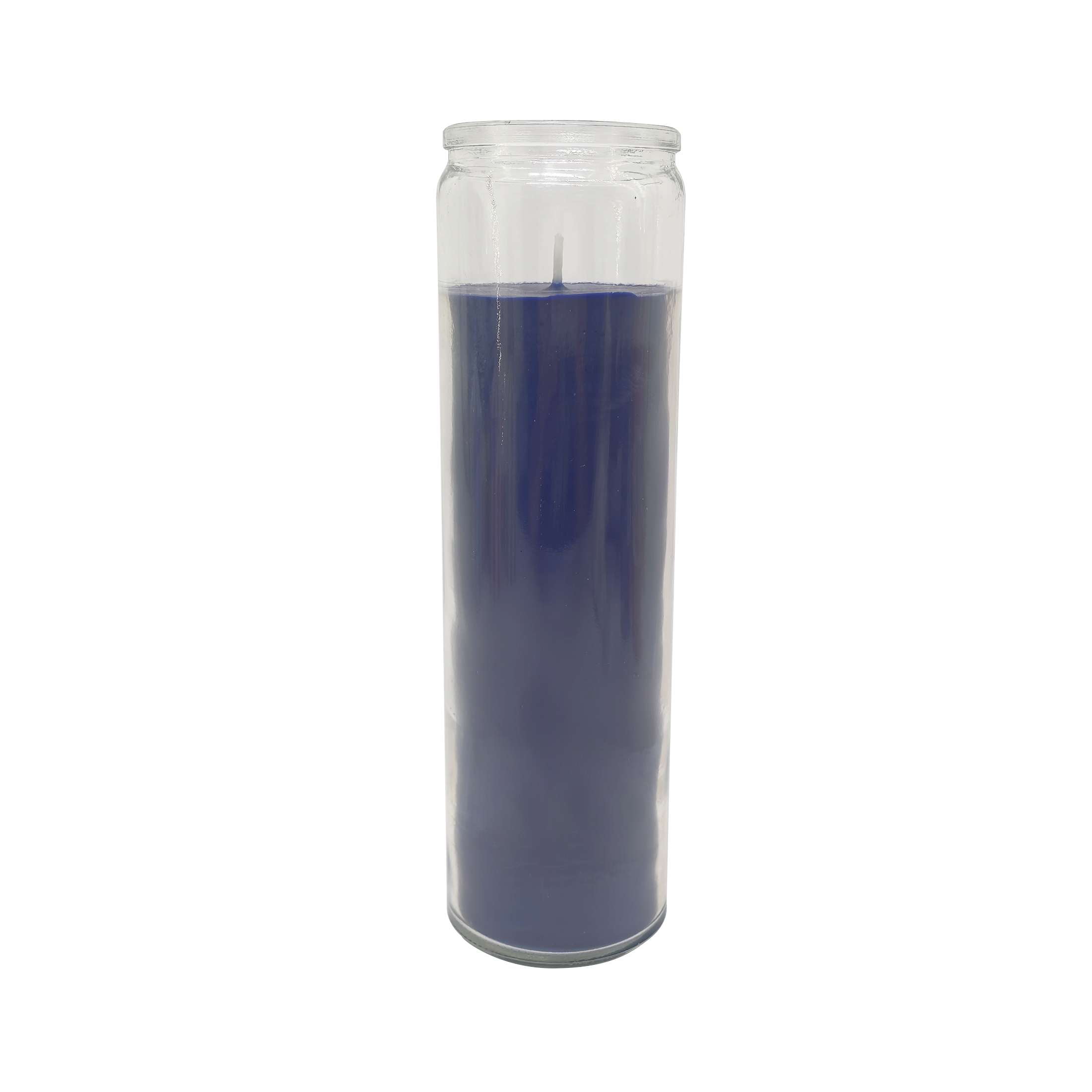 Unscented Jar Candle, Blue