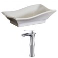 thumbnail image 1 of Imaginations Américaines 20-po. W Vessel Set Blanc, 1 of 4