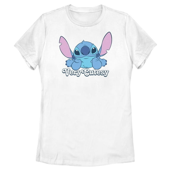Womens Lilo & Stitch Very Cutesy Stitch T Shirt