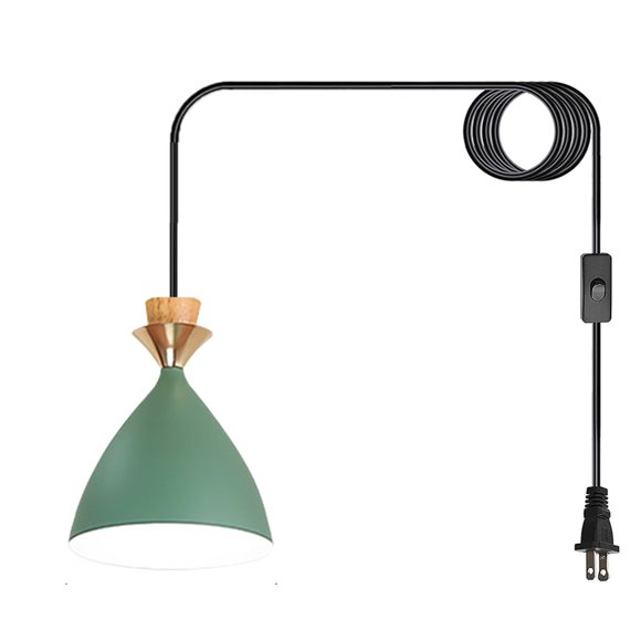 Plug In Chandelier Lighting With Long Cord Nordic Style Modern Minimalist Dining Room Kitchen Island Metal Pink Led Black Pendant Light Hanging Pendant Light