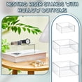 thumbnail image 4 of Jerify 12 Pcs Acrylic Buffet Risers, Food Risers for Buffet Table Display Stand Shelf for Party Catering Dessert Collectibles Acrylic Boxes Display with Hollow Bottoms, 5.9'' 5.1'' 3.5''(Square), 4 of 7