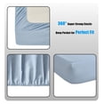thumbnail image 6 of Liam Cool Gray Queen Size Bed in a Bag Comforter Set - 7 Pieces Coin Pattern Lightweight Comforter with Bed Sheets, Pillowcases & Shams Bedding Set for All Seasons, 6 of 9