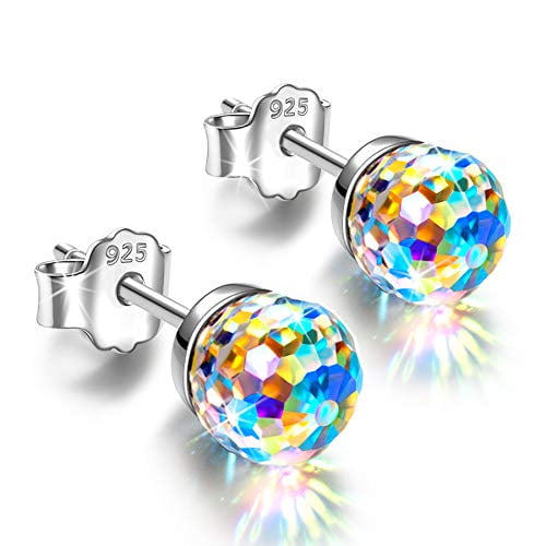 NINASUN Aurora Borealis Crystal Stud Earrings Zambia Ubuy