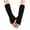 Black, variant on Tittly Winter Gloves Gloves for Women Women's Winter Solid Dough Half Finger Warm Knitting Wool Gloves Knit Gloves Warm Gloves Beige One Size