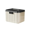 thumbnail image 1 of jifeng Lockable Storage Container Bin Lidded Storage Container Stackable Document Organizer Case for Living Room School Dorm Kitchen 36.2x28.5x25.7cm, 1 of 9