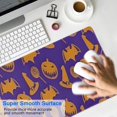 thumbnail image 4 of Long Mouse Pads for Desk,Halloween Witch Hats Bats and Pumpkins Desk Mats on Top Of Desks, Desk Mouse Pad Extra Large with 3mm Non-Slip Base and Stitched Edge for Gaming,Office,Work,Home 31.5x11.8in, 4 of 5
