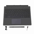 thumbnail image 2 of Laptop Detachable Keyboard, Laptop Keyboard Lightweight Portable Glass Touchpad  for Work, 2 of 7