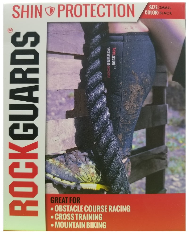 RockGuards Pro-Motion Distributing Rocktape Shin Guard Sleeves Protection & Compression 2 Pack Dry Quickly When Wet Breathable Direct 799975713939-P