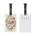 thumbnail image 5 of Hirioo Ice Cream for Luggage ID Tag with Adjustable Strap Travel Baggage Bag Tags Suitcase Identify Labels for Women Men, 5 of 7