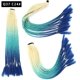 thumbnail image 1 of Zhuge 2 piezas de extensiones de cabello trenzado de colores, accesorios para extensiones de cabello trenzado con bandas de goma sintéticas para mujeres, S, 1 of 2