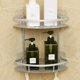 thumbnail image 4 of Estantes de baño, estante de ducha de aluminio con 2 niveles, 4 of 5