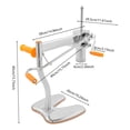 thumbnail image 2 of Manual Pasta Makers, Pasta Maker Machine, 7 Interchangeable Molds, Noodle Maker Machine, Durable, for Homemade Pasta, Kitchen, 2 of 11