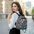 thumbnail image 6 of FORMRS Mini Backpack Purse for Women Travel Daypack Casual Shoulder Bag, Bloom Flowers, 6 of 7