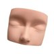 thumbnail image 2 of Cabeza de maniquí de pestañas, muñeca de cosmetología, fácil de limpiar, tacto suave, cabeza plana, cabeza de práctica de maquillaje para principiante, 2 of 9