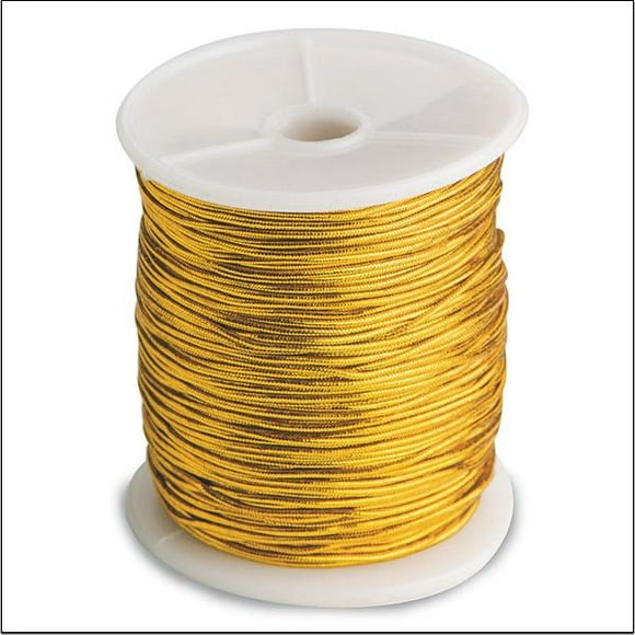 Metallic Gold Stretch Cord (100 Yard)