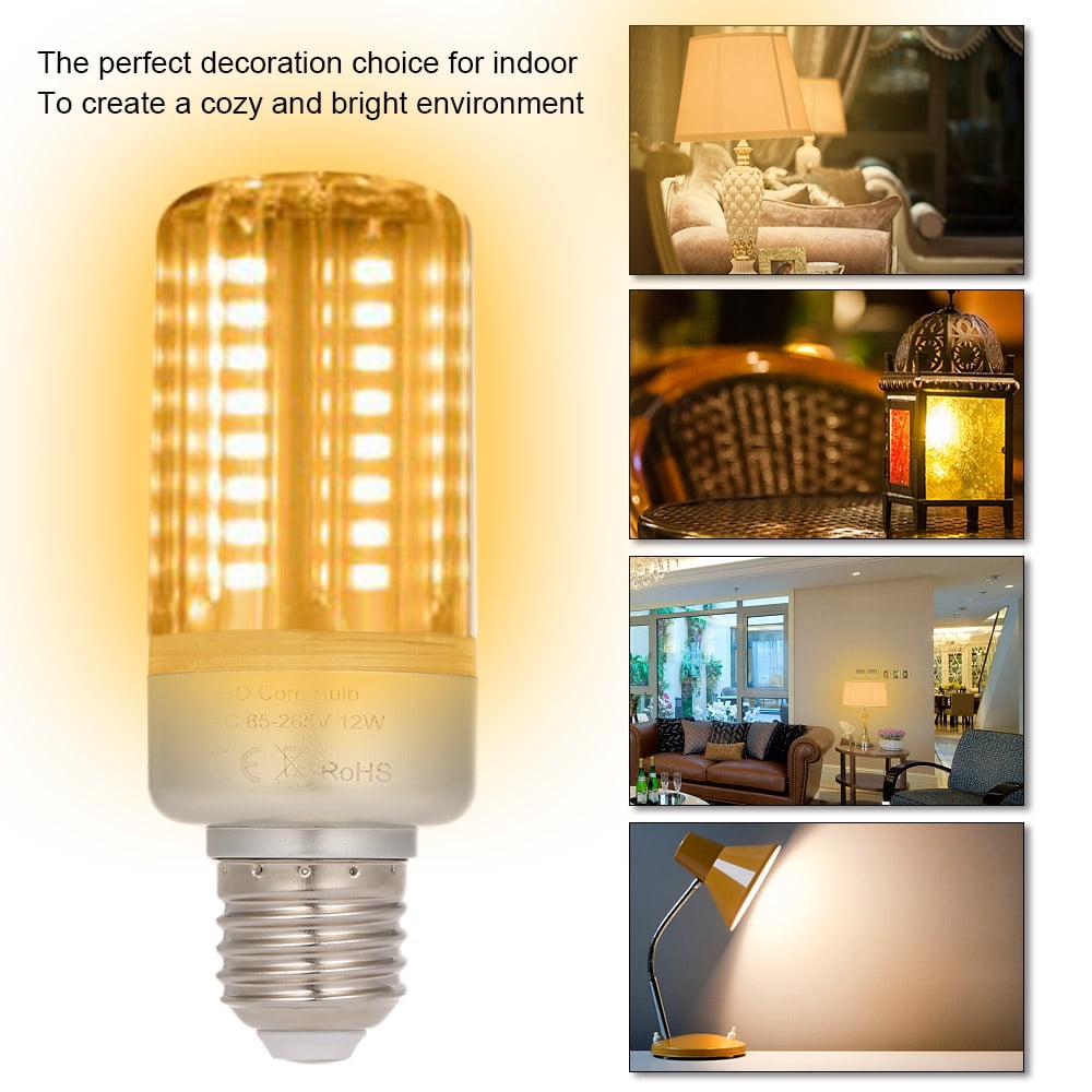 LED Corn Bulb Super Bright LED Light Bulbs Warm White E27 Base 350W