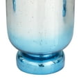 thumbnail image 4 of DecMode 3-Slot Silver Glass Pillar Hurricane Lamp with Ombre Effect, Set of 3, 4 of 8
