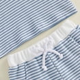 thumbnail image 7 of Povozer 4th Of July Outfits for Kids Red White Blue Boys Clothes 4th Of July Baby Boy Outfit Flag Embroidery Short Sleeve T Shirt Shorts Set Toddler Boy Summer Clothes Size 3-4 Years,Blue, 7 of 7